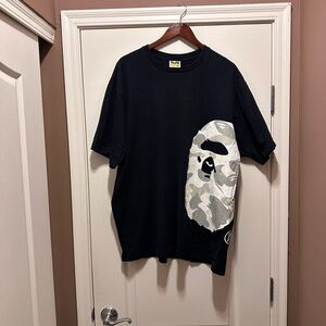Bathing Ape glow in dark logo tee 3XL